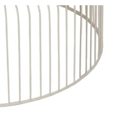 Zestaw 2 stolików kawowych FUKAO 65 cm 53 cm kremowe*Zona-Design Sale