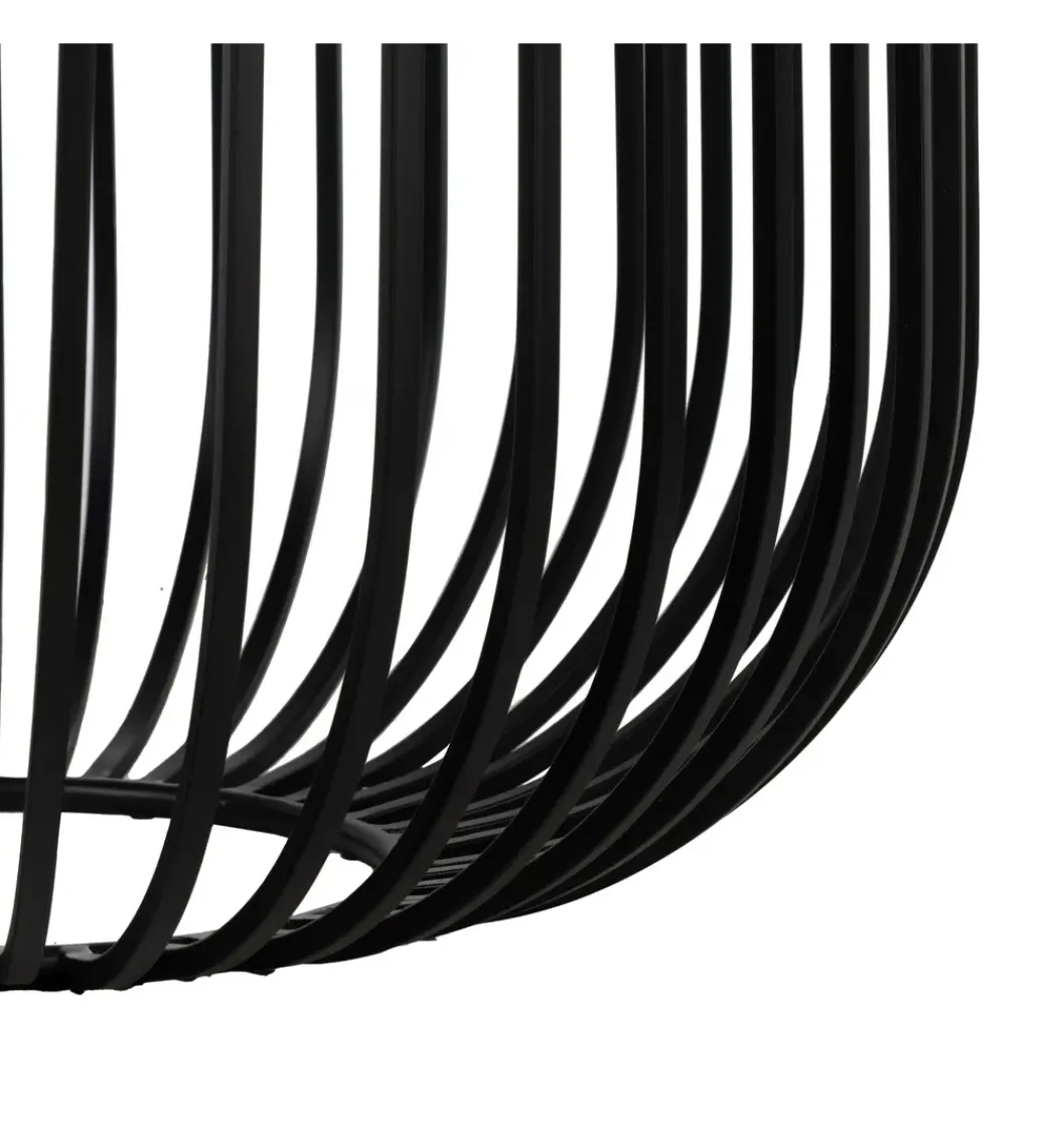Zestaw 2 stolików kawowych GECMY 68 cm 55 cm czarne*Zona-Design Online