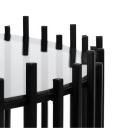 Zestaw 2 stolików kawowych GECMY 68 cm 55 cm czarne*Zona-Design Online