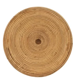 Zestaw 2 stolików kawowych MEGORY 60 cm 39 cm ratan*Zona-Design New