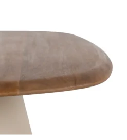Zestaw 2 stolików kawowych RAGER 90 cm 70 cm drewno mango*Zona-Design Outlet