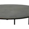 Zestaw 2 stolików kawowych RENGO 61 cm 76 cm antyczny brąz*L&L Sale