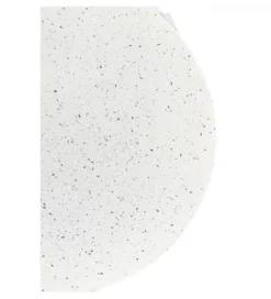 Zestaw 2 stolików kawowych SADAR 50 cm 52 cm białe*L&L New