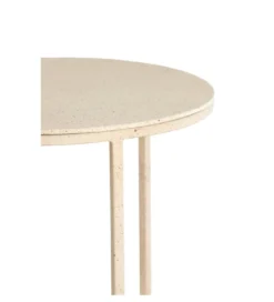 Zestaw 2 stolików kawowych SADAR 65 cm 75 cm piaskowe*L&L Sale