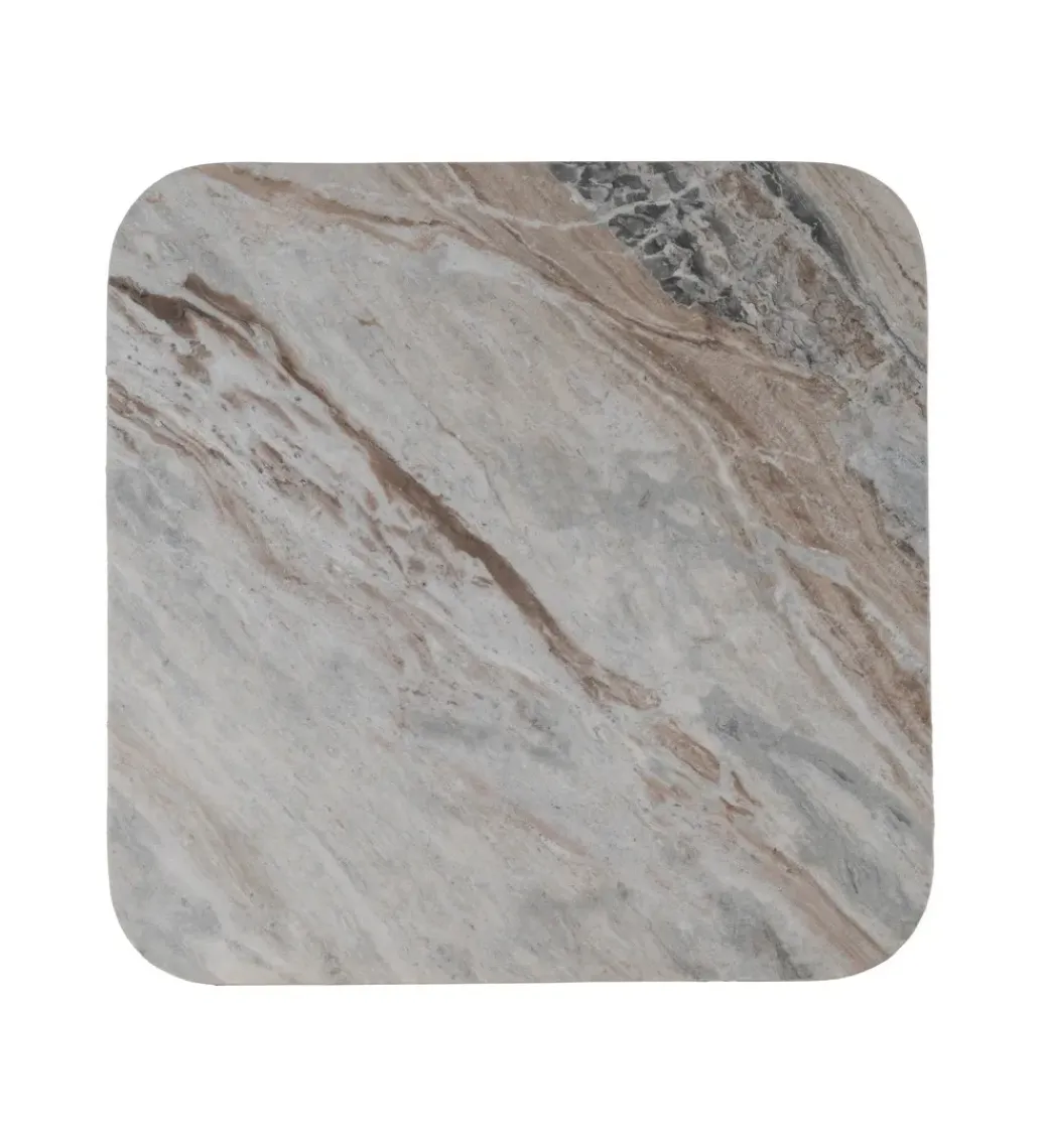 Zestaw 2 stolików kawowych UGUP 100 cm i 80 cm marmur*Zona-Design New