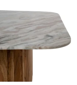 Zestaw 2 stolików kawowych UGUP 100 cm i 80 cm marmur*Zona-Design New