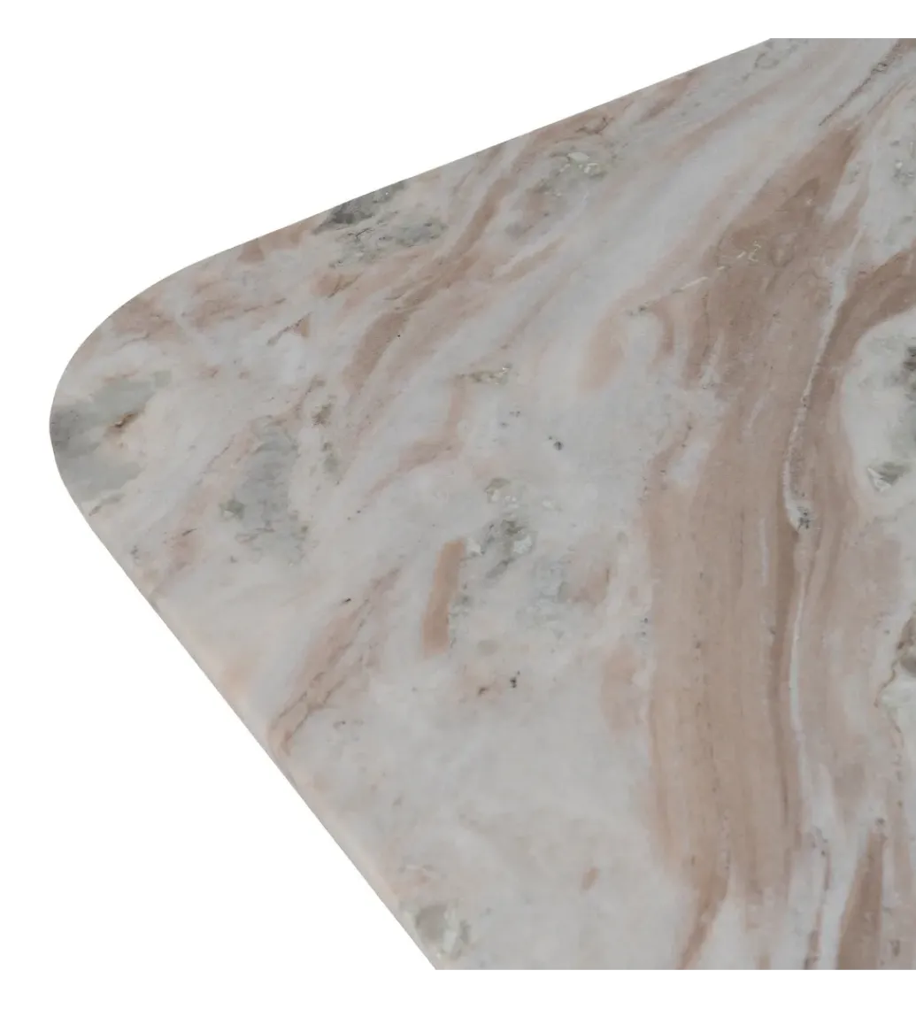 Zestaw 2 stolików kawowych UGUP 100 cm i 80 cm marmur*Zona-Design New