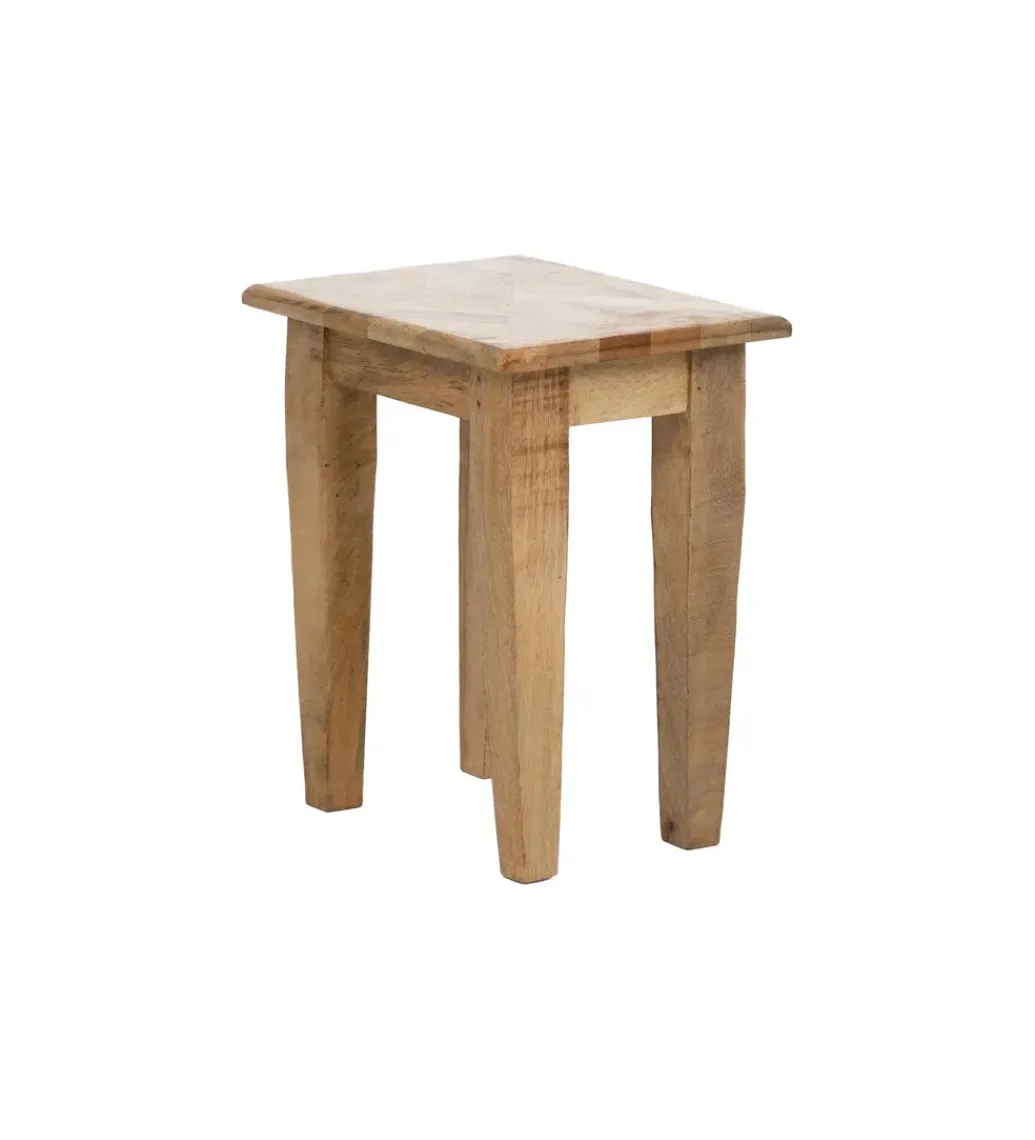 Zestaw 3 stolików nocnych PERSERA drewno mango*Zona-Design Sale