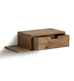 Zestaw 2 Stolików nocnych wiszących NOHENY 55 cm drewno mango*Zona-Design New